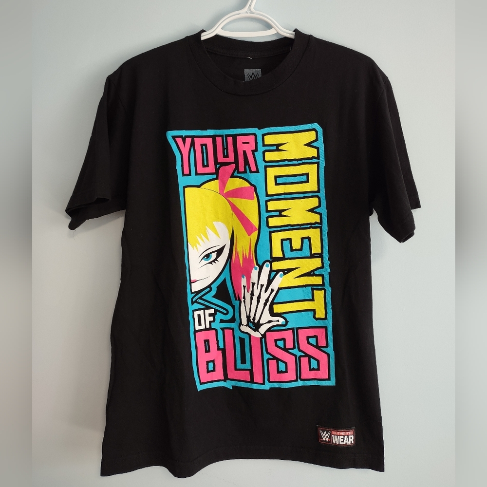 WWE Authentic Alexa Bliss ‘Your Moment Of Bliss’ Medium Black T-Shirt